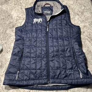 Stio Deep Blue Quilted Vest
